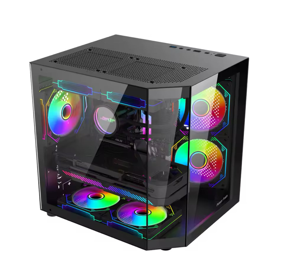 XCL PREMIUM- Dual Chamber Fishtank Case mATX