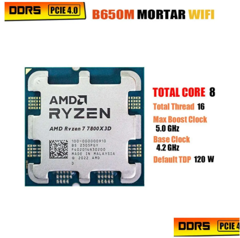 16GB DDR5 5200, B650M, and AMD Ryzen 7 7800x3D Combo Deal