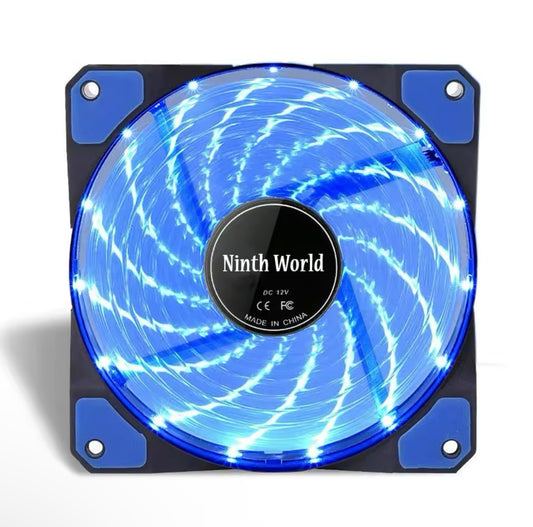 Ninth World 120mm Blue LED Fan