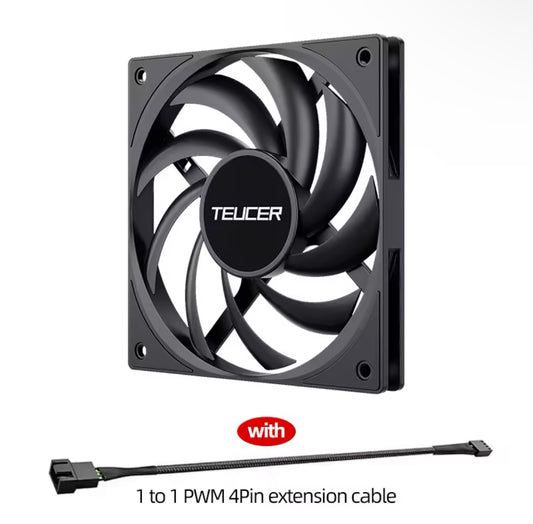 Teucer UT-12015 120mm Black Computer Fan