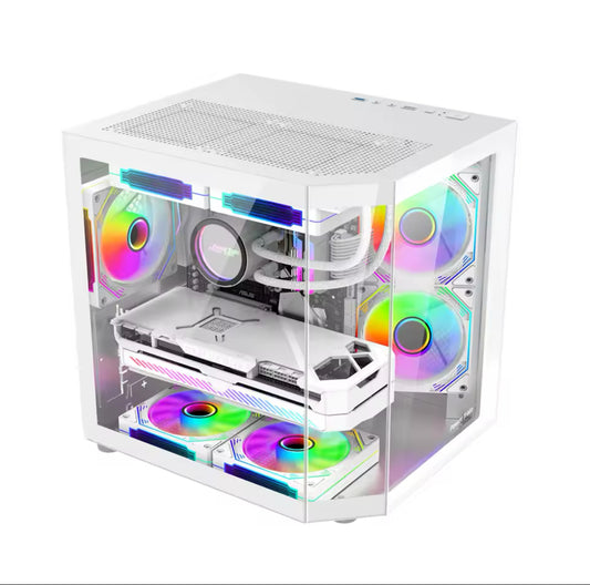 XCL PREMIUM- Dual Chamber Fishtank Case mATX
