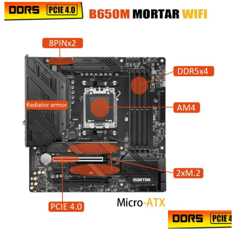 16GB DDR5 5200, B650M, and AMD Ryzen 7 7800x3D Combo Deal